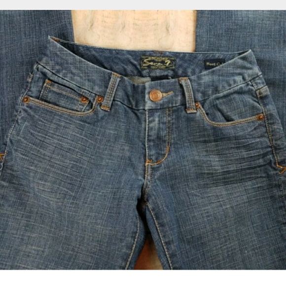 EUC Seven7 womens boot cut 5-pocket jeans Sz 26 - Picture 2 of 8